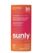 Attitude Minerale zonnestick SPF 30 - Orange Blossom Plasticvrije minerale zonnecrème met oranjebloesemgeur